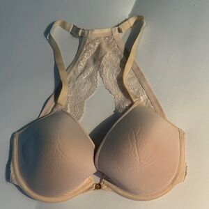 ThirdLove Lace Halter Bra - Cream